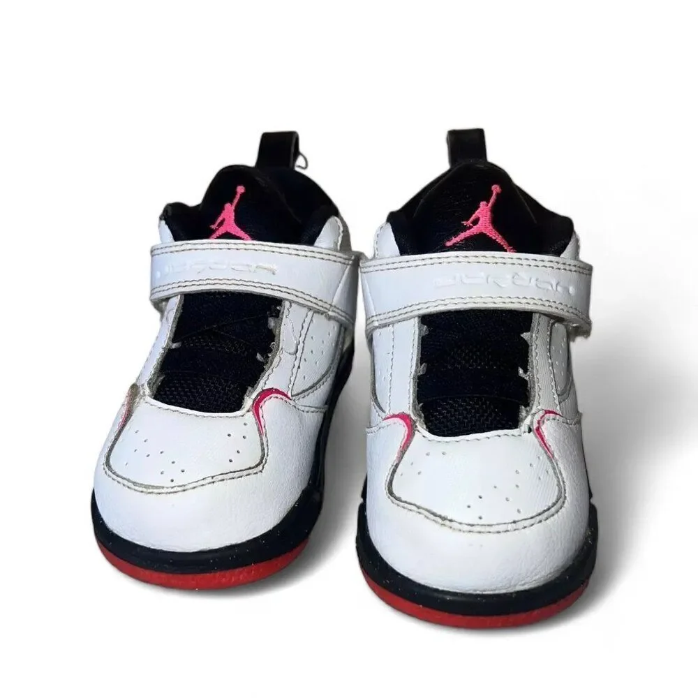 Jordan Flight 45 GT White / Hyper Pink / Black 644875-109‎ Toddler 5 C